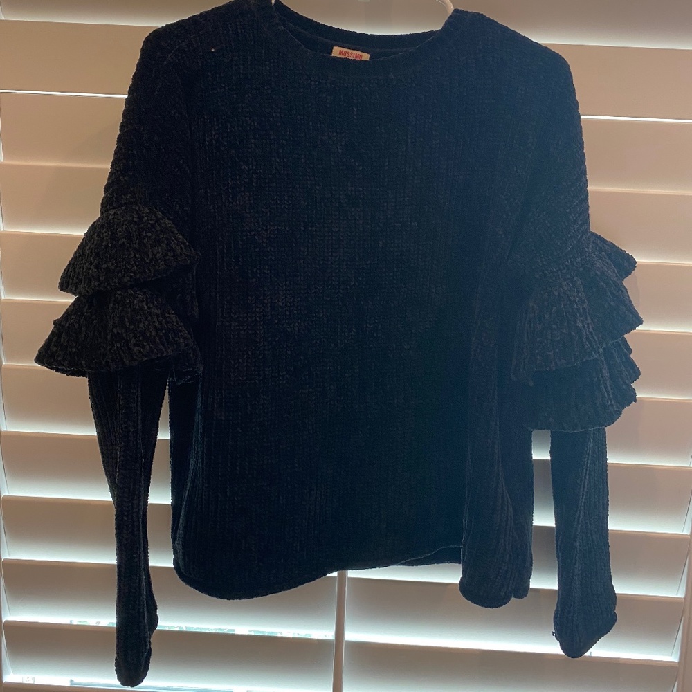 Mossimo Black Velvet Sweater